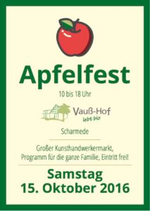 Mehr über den Artikel erfahren Infostand auf dem Apfelfest 2016